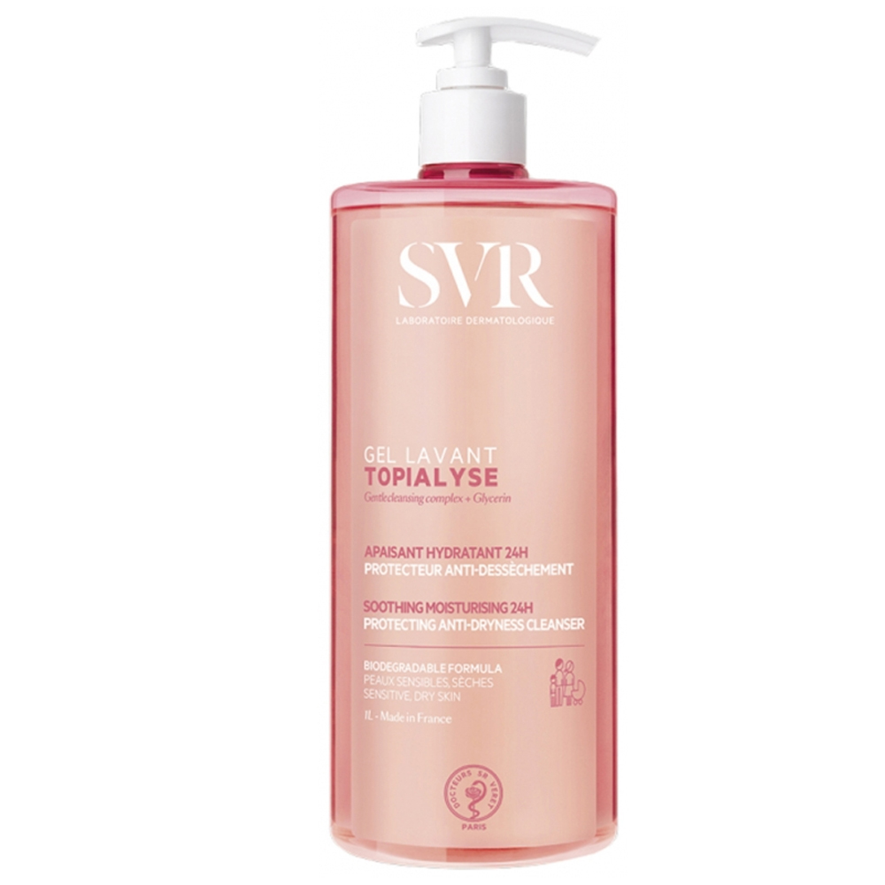 Svr Topialyse Gentle cleansing gel for sensitive and dry skin 1 l