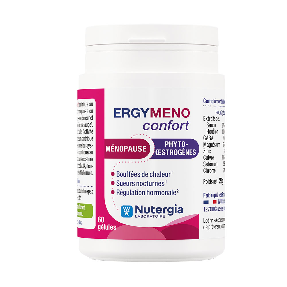 Nutergia ErgyMeno Confort Ménopause 60 capsules