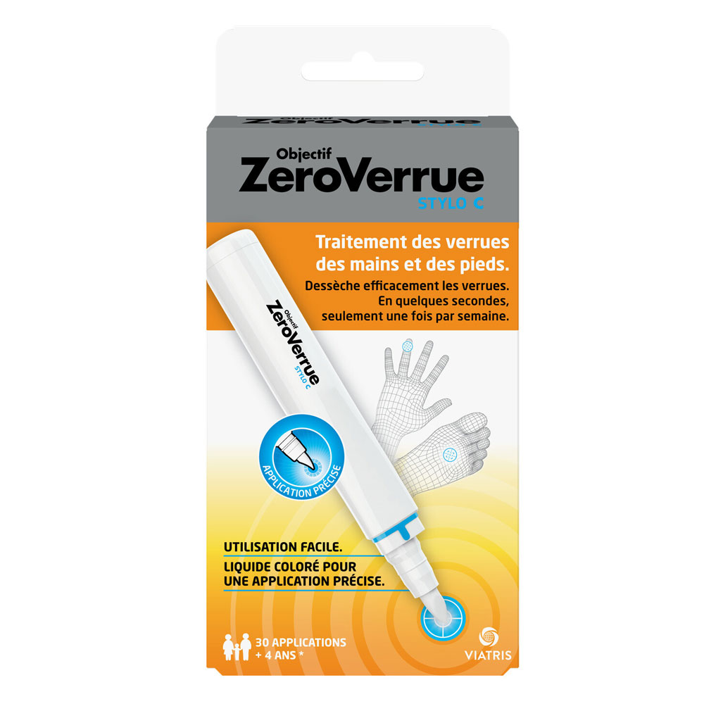 Objectif ZeroVerrue Pen treatment for warts on hands and feet 3 ml