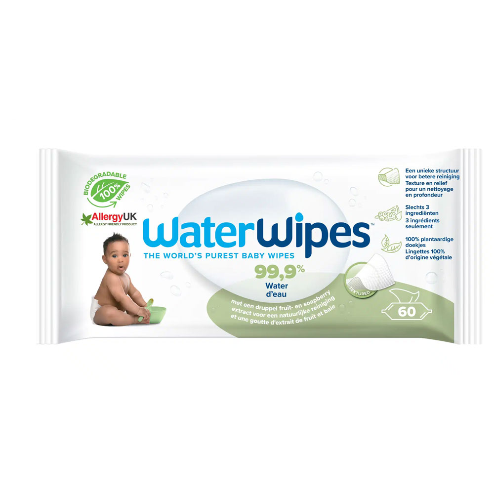 Waterwipes Textured Baby Wipes x60