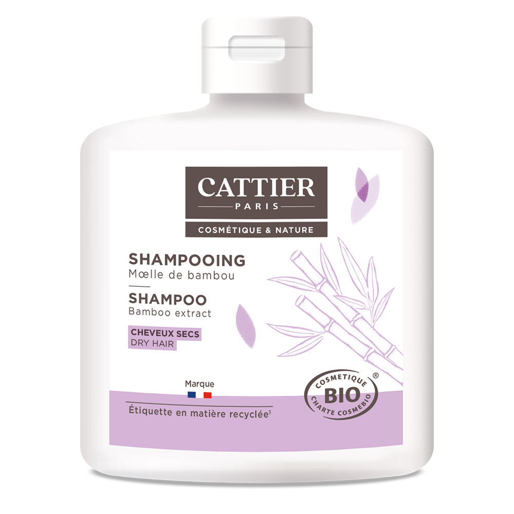Cattier Shampoo Dry Hair Organic Bamboo Marrow 250ml