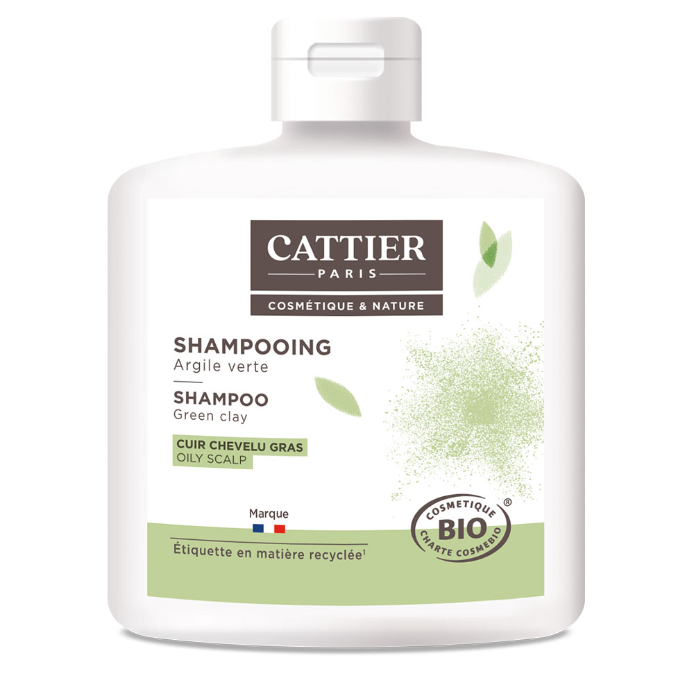 Cattier Oily Scalp Organic Green Clay 250 ml
