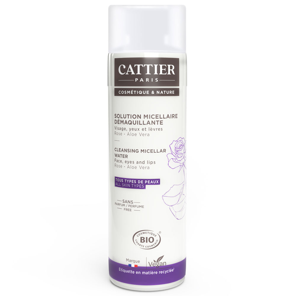 Cattier Organic Rose Aloe Vera Cleansing Micellar Solution 300ml