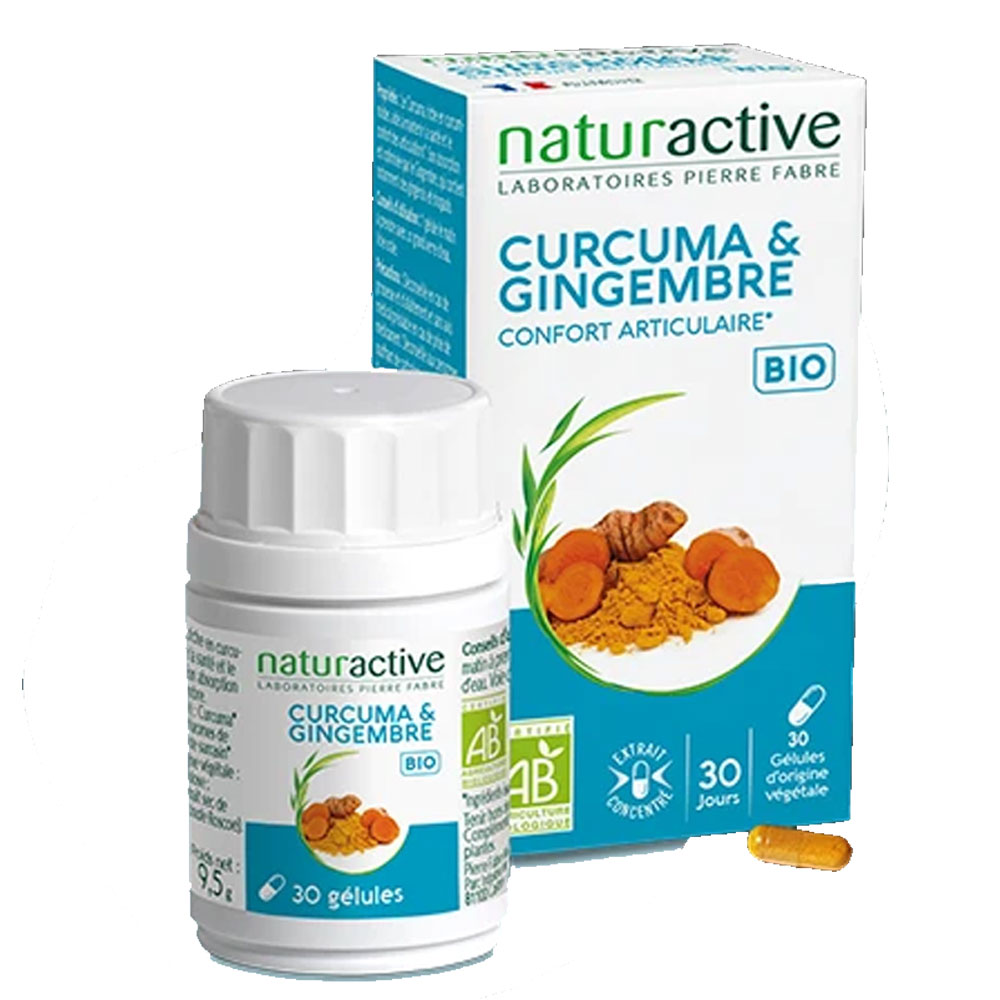 Naturactive Organic turmeric and ginger Joint Comfort 30 capsules