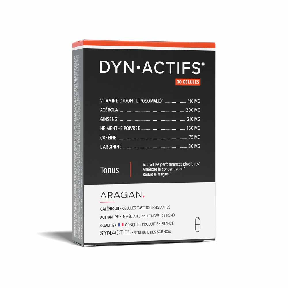 Aragan Synactifs Dynactives Toning 30 Gelules