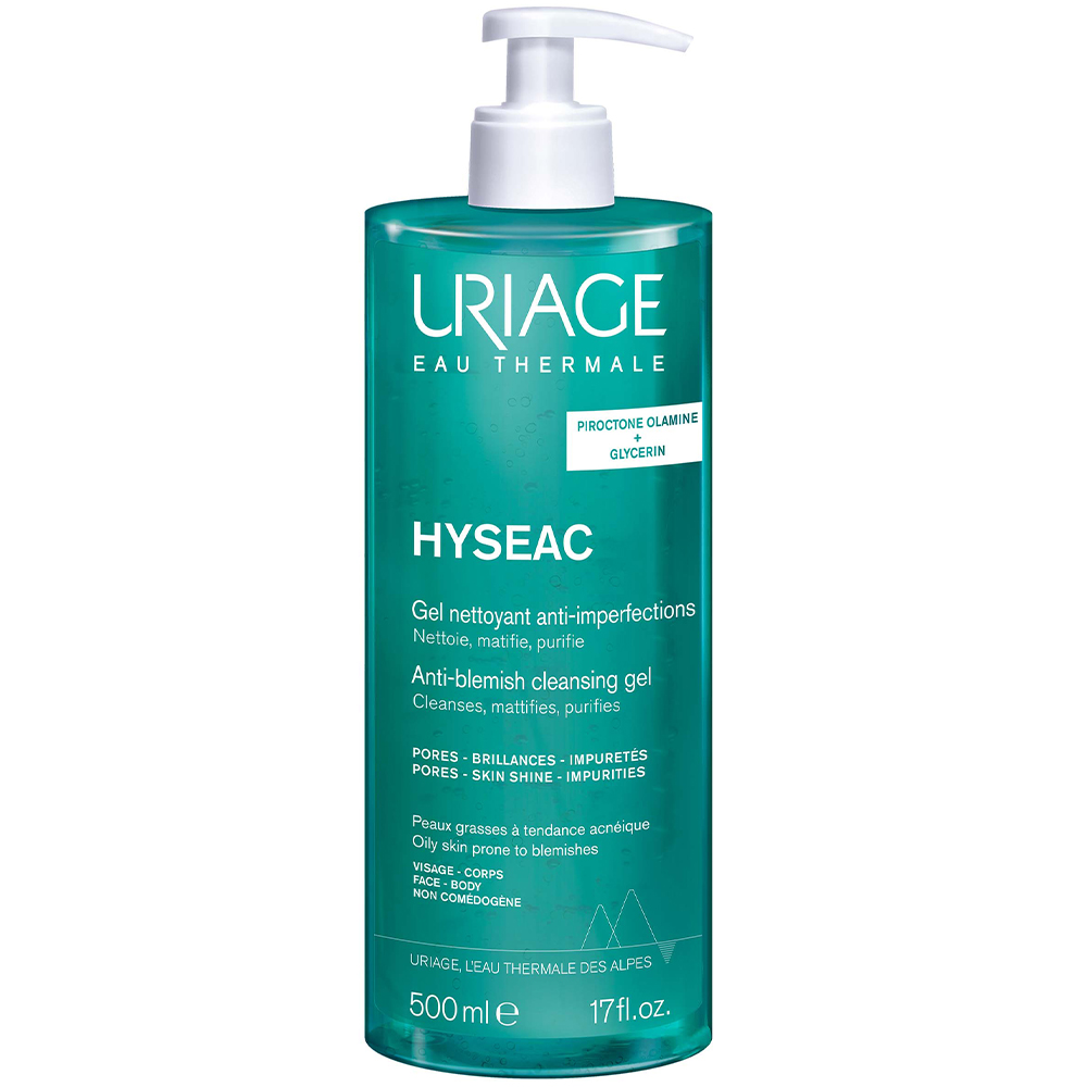 Uriage Hyseac Cleansing Gel for Imperfections oily and acne-prone skin 500 ml