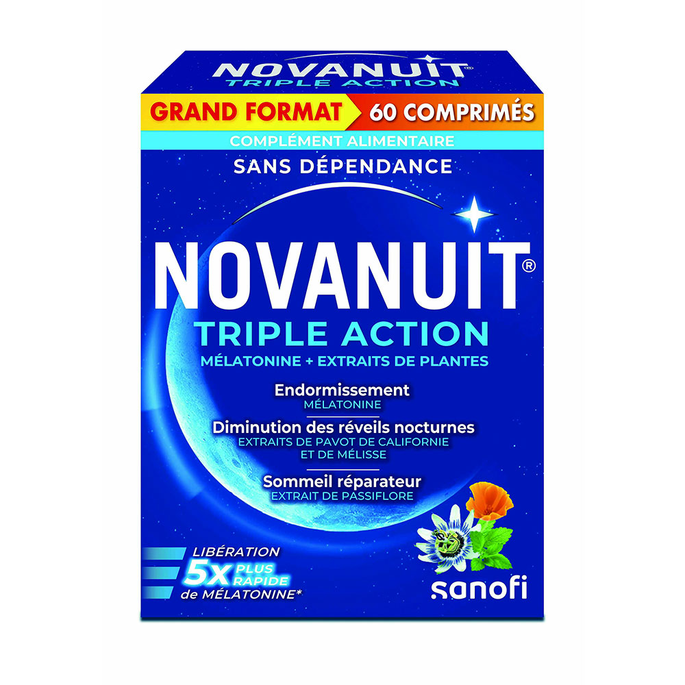 Novanuit Triple action sleep 60 tablets