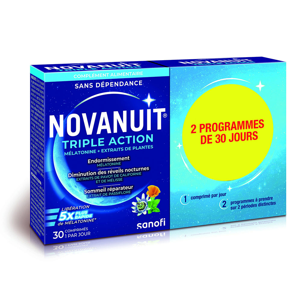 Novanuit Triple Action Sleep 2x30 Tablets