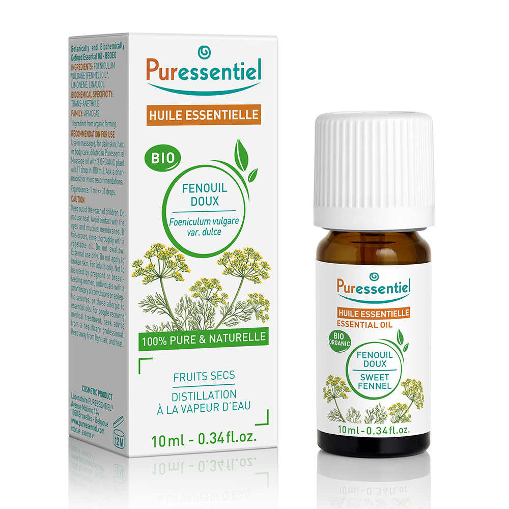 Puressentiel Essential Oils Fenouil Doux Bio 10ml