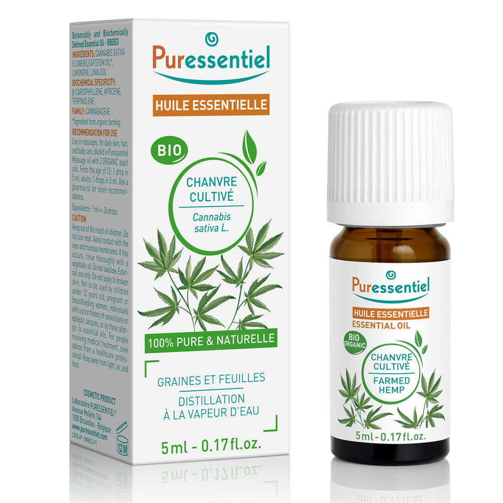 Puressentiel Essential Oils Bioes Cultivated Hemp 5ml