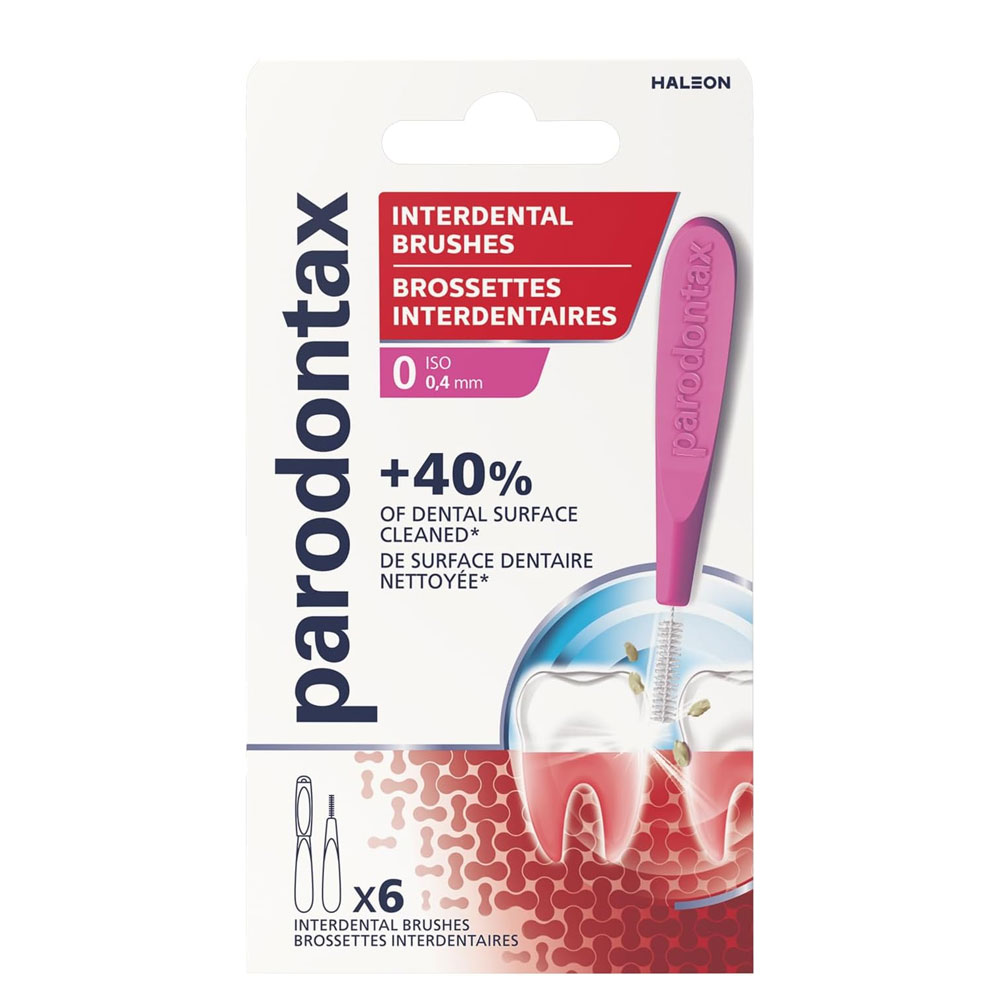 Parodontax Interdental brushes with hygienic cap x6