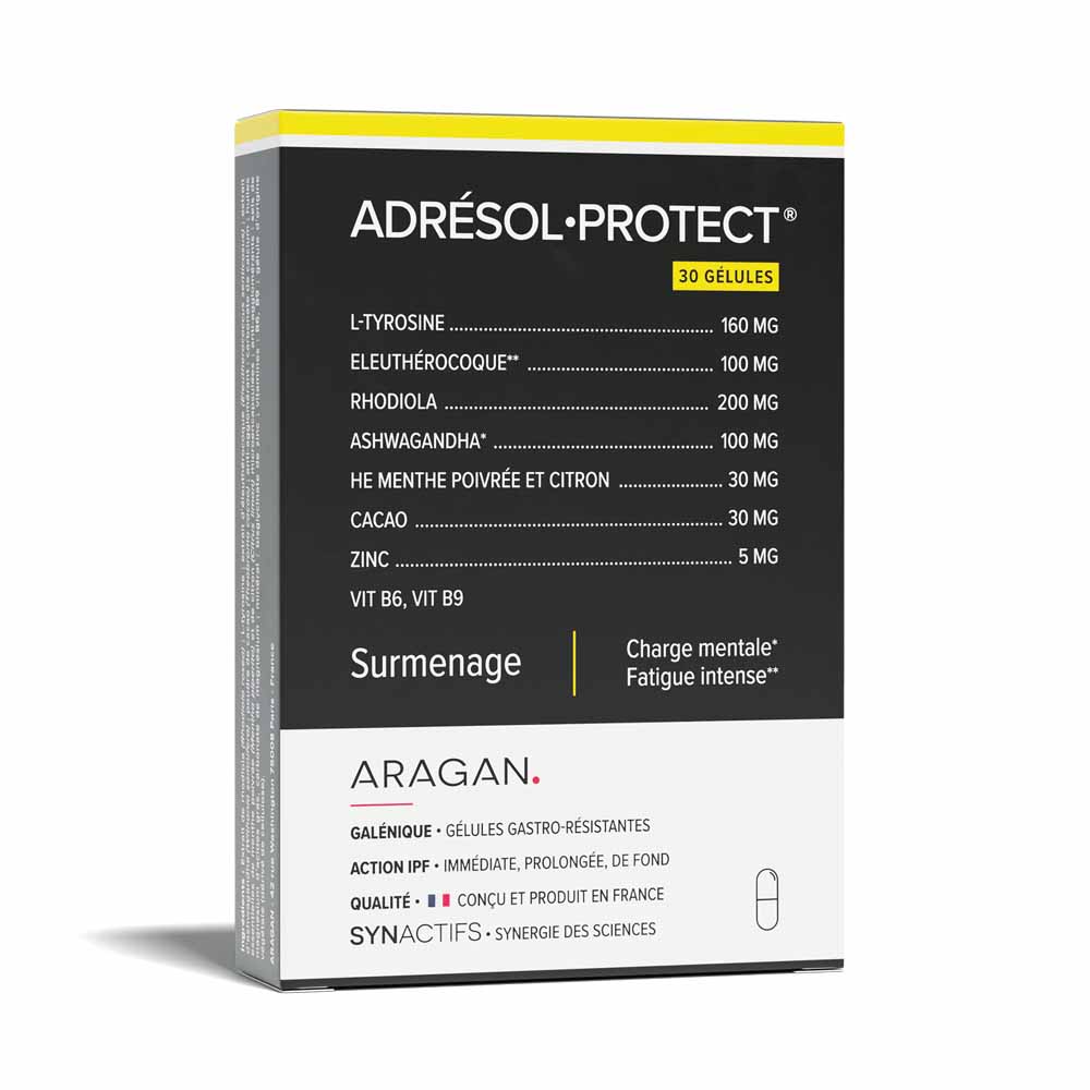 Aragan Synactifs Adrésol Protect overwork x30 capsules