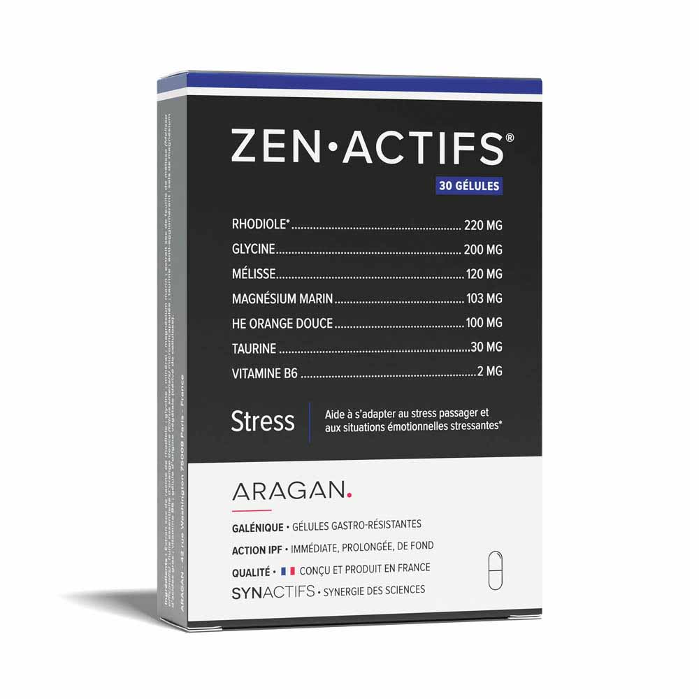 Aragan Synactifs Zenactifs stress support 30 capsules