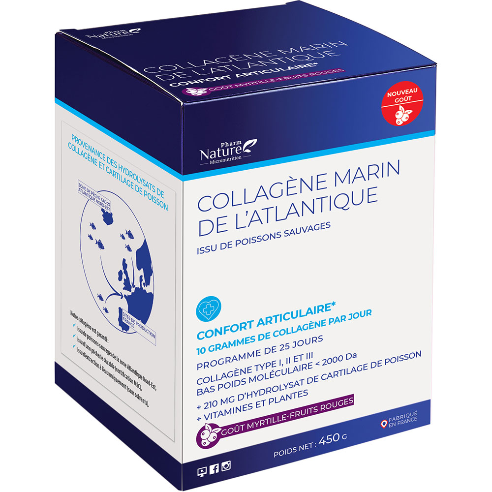 Kersiens Atlantic Marine Collagen Joint Comfort Blueberry Fruit Taste 450g