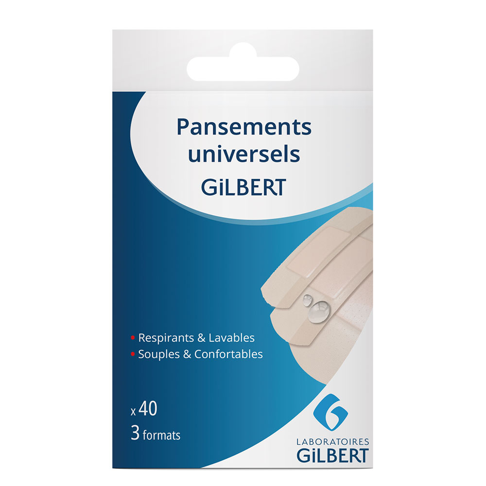 Gilbert Universal Plasters 3 Formats x40