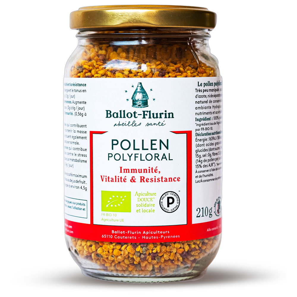 Ballot-Flurin Organic Polyfloral Pollen 210g