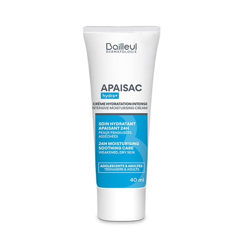 Bailleul Apaisac Face Moisturizers Intensive Hydration Cream Sensitive, Dry, and Fragile Skin 40ml