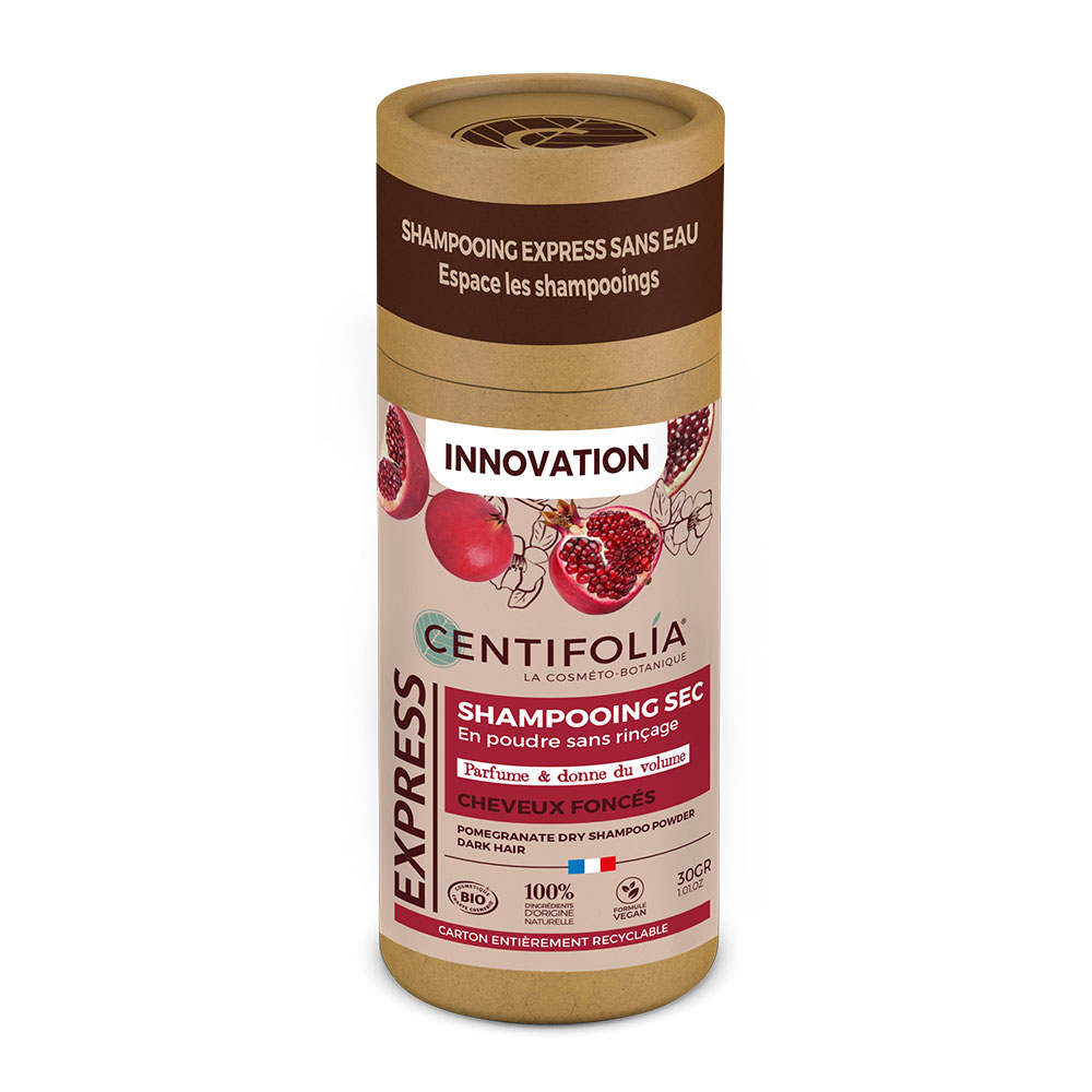 Centifolia No-Rinse Dry Powder Shampoo Dark hair 30g