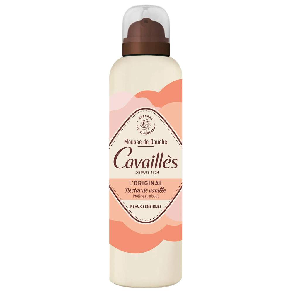 Cavaillès Surgras Pro-Regenerating Vanilla Nectar Shower Foam 200ml