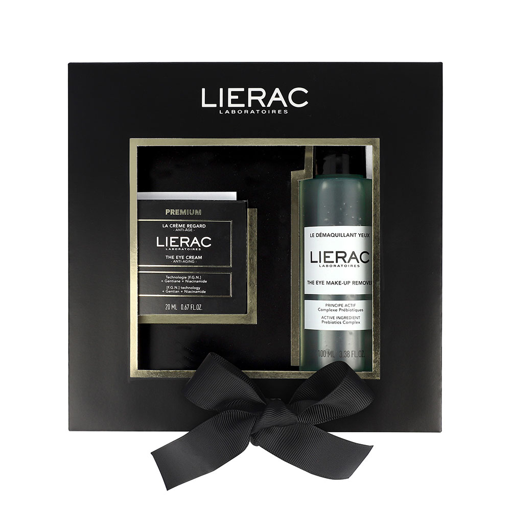 Lierac Premium Coffret Anti-Age Crème Regard 20ml + Démaquillant Yeux 100ml