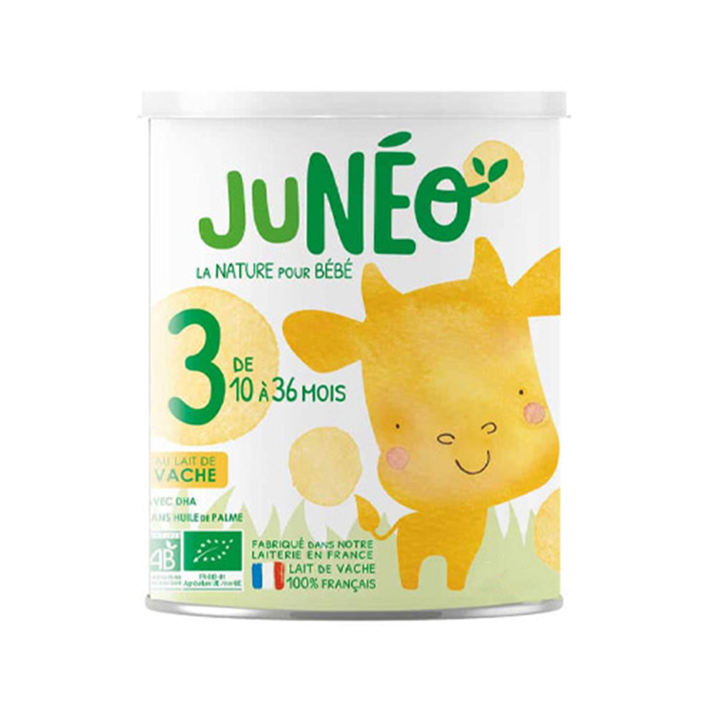 Juneo Follow-on milk 3 with Bioes cow's milk From 10 to 36 months 800g