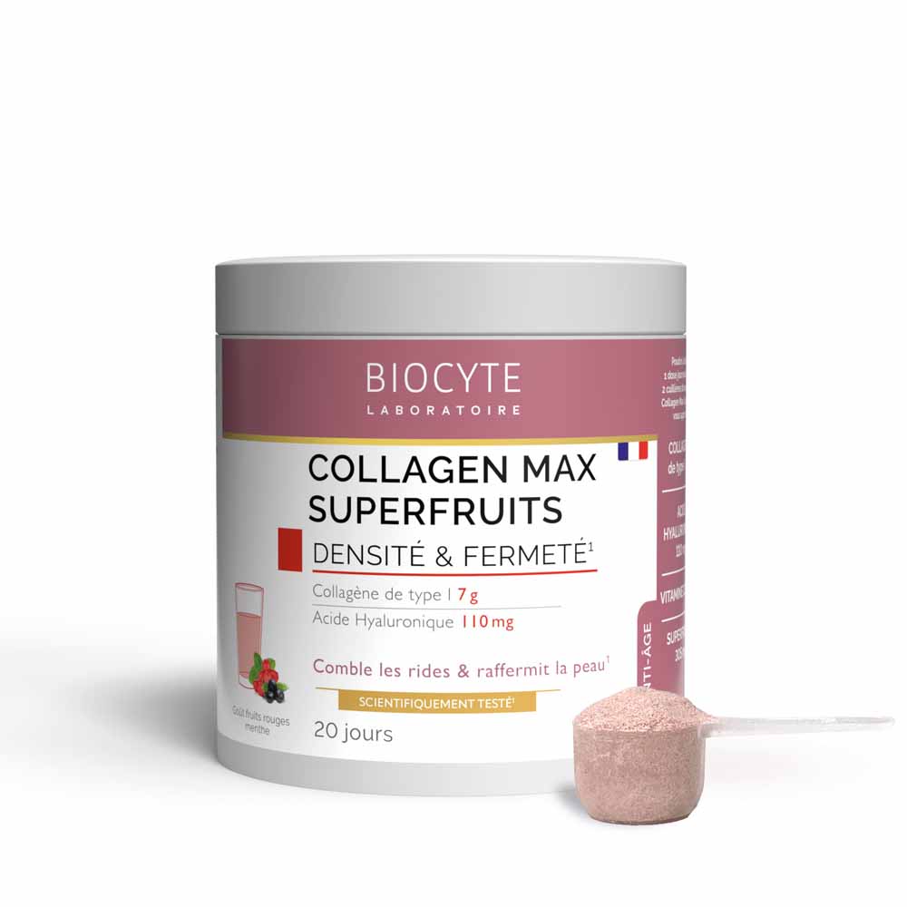 Biocyte Anti-ageing Collagen Max superfruits red berry and mint flavour 260 g