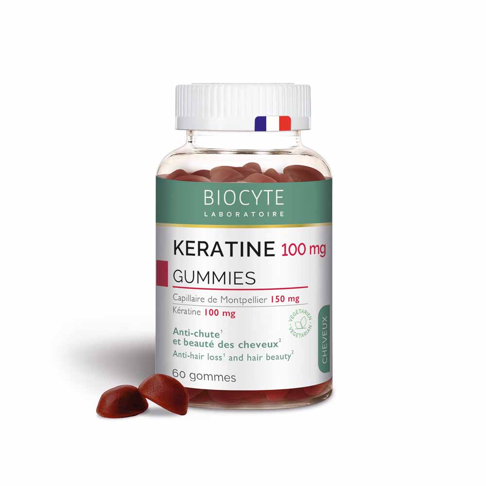 Biocyte Hair Keratin hair loss prevention and beauty 60 gummies