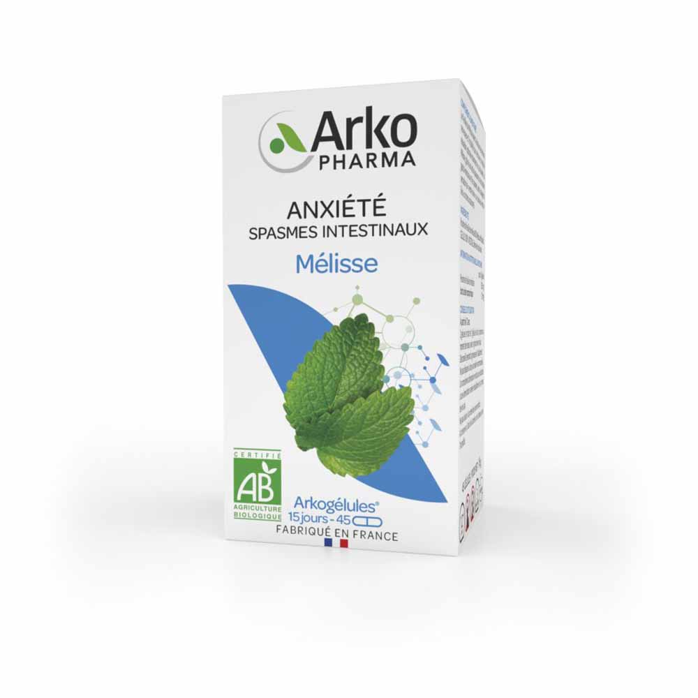Arkopharma Arkocapsules Anxiety Intestinal Spasms Bioes Lemon balm 45 capsules