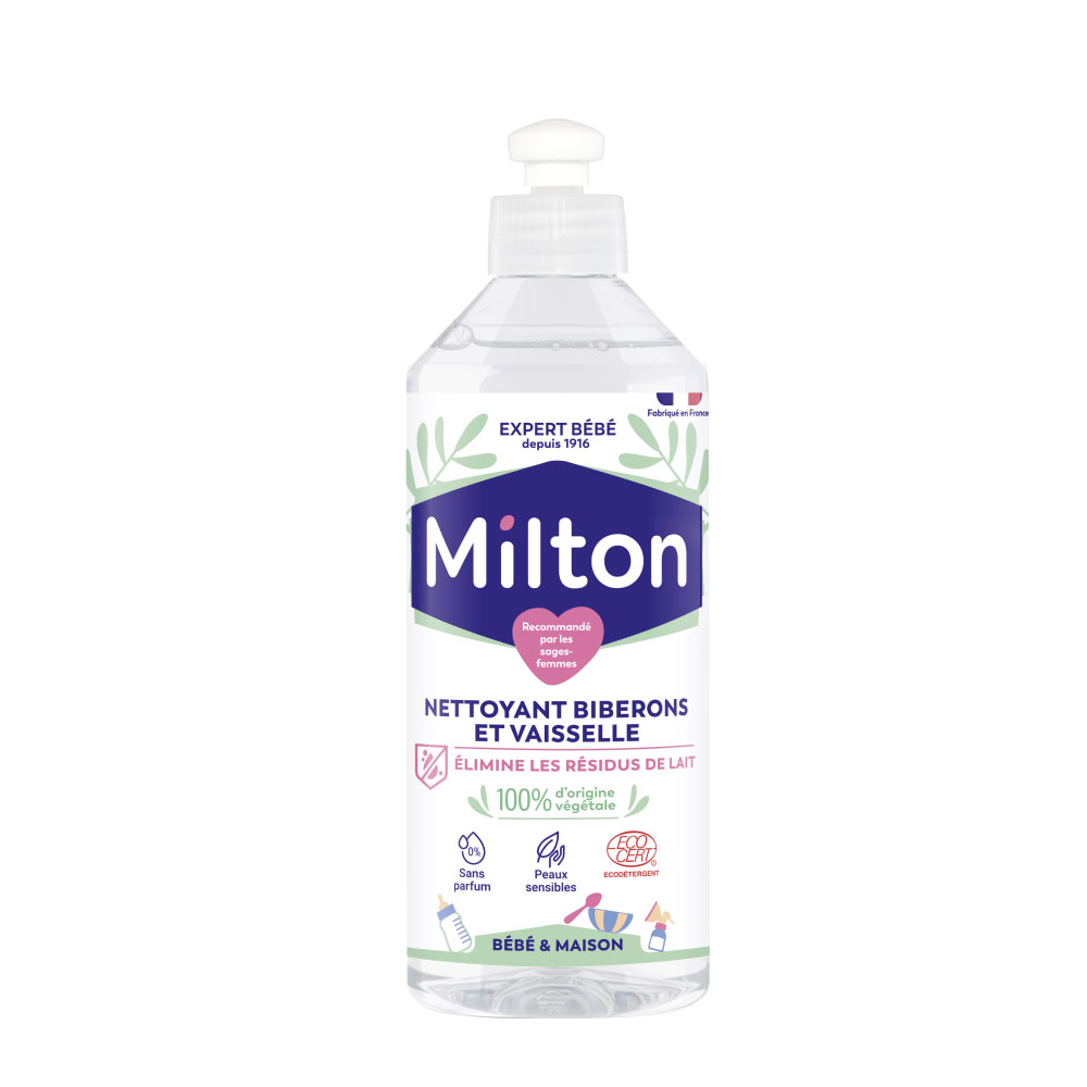 Milton Washing Up Liquid Sensitive Bottles And Teats 500ml