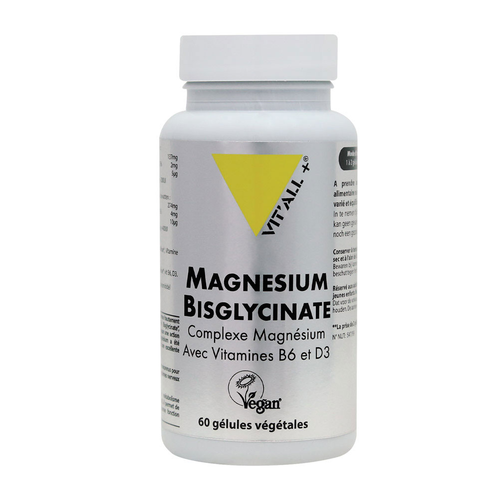 Vit'All+ Magnesium bisglycinate 60 capsules