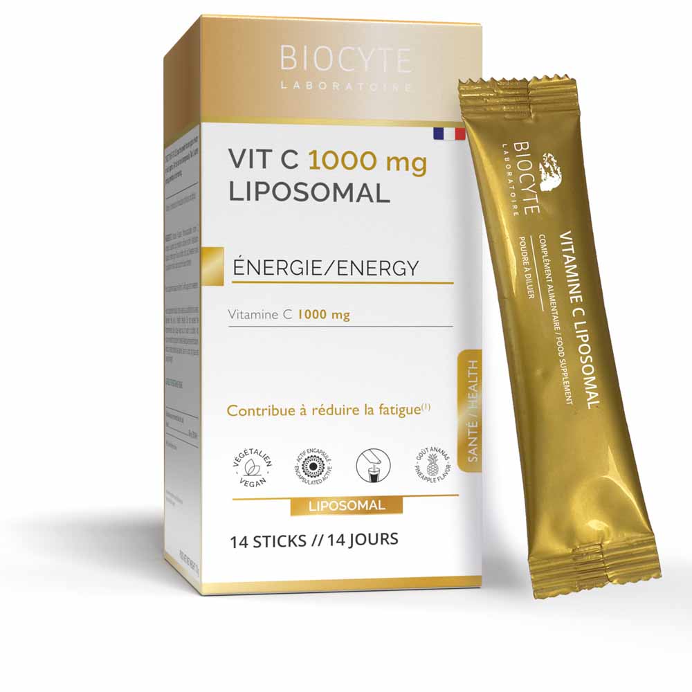 Biocyte Health Vitamin C Liposomal 1000mg Energy Pineapple flavour 14 Sticks