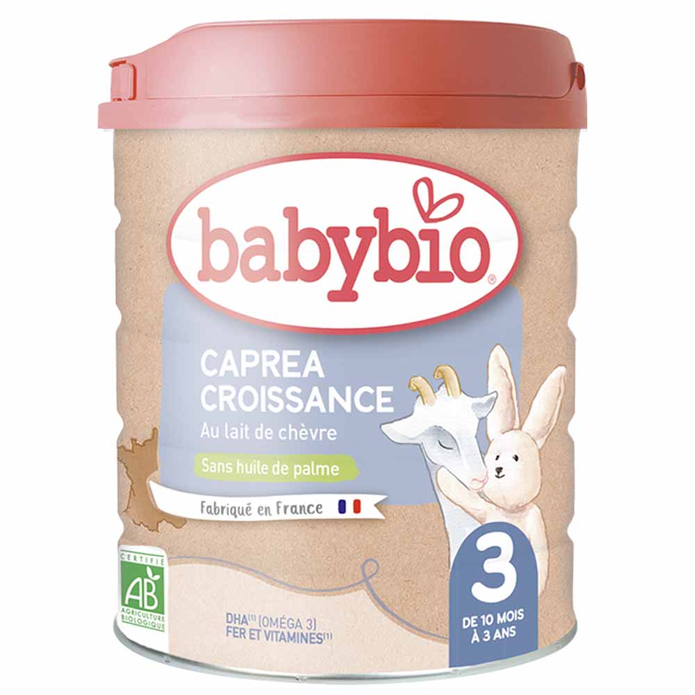 Babybio Baby Milks Caprea 3 organic goat milk growth powder from 10 months to 3 years 800 g