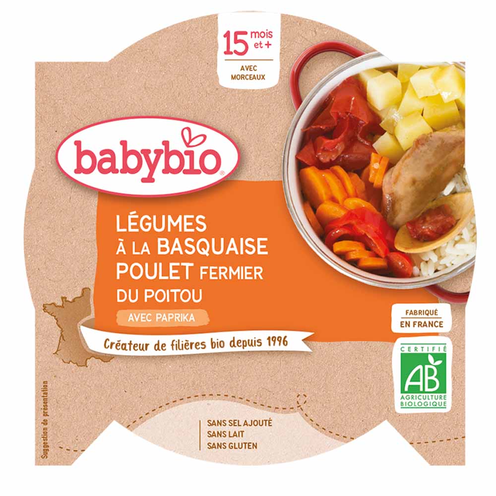 Babybio Meal Platter Day With 15 Month Chunks 260g