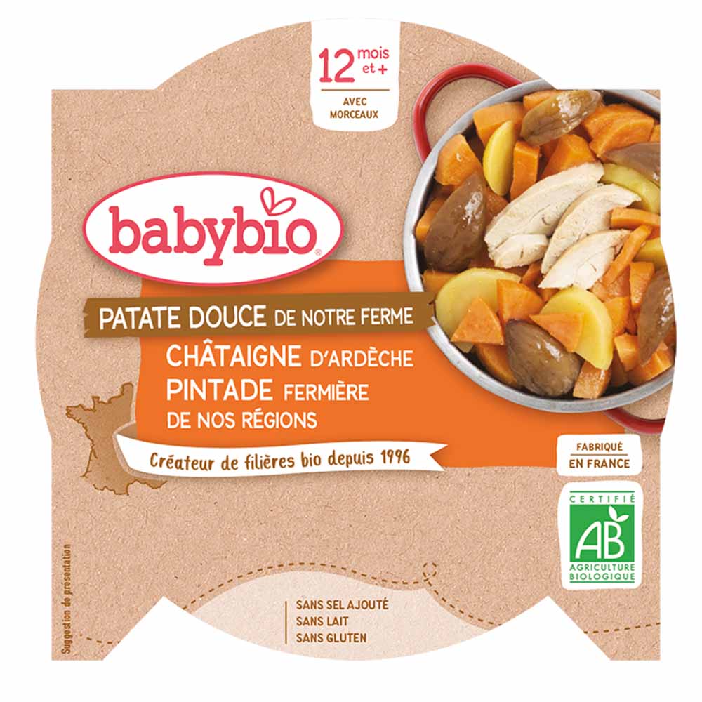 Babybio Meal With Chunks For Babies From 12 Months 230g