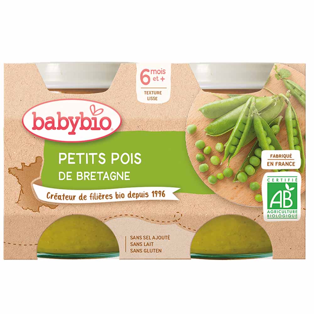 Babybio Baby Food Vegetables From 6 Months 2x130g