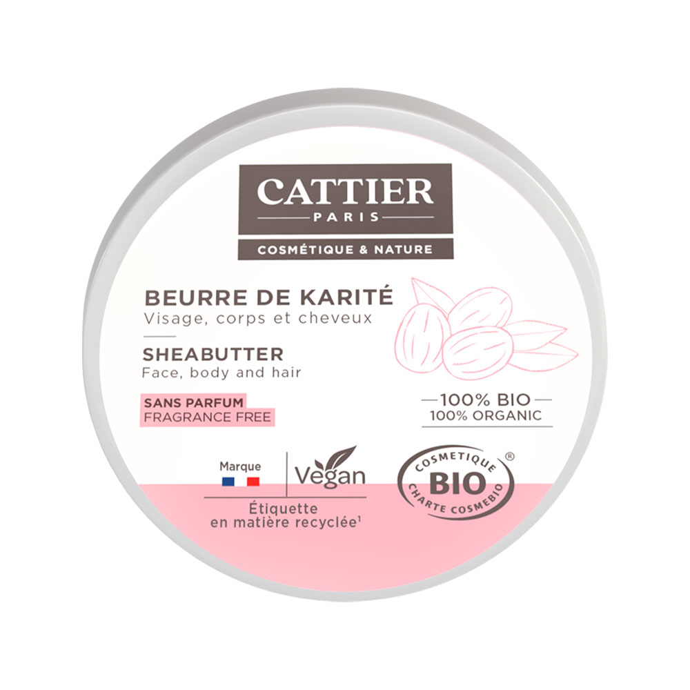 Cattier Shea Butter Shea Butter 100% Organic Face Body And Hair 20g