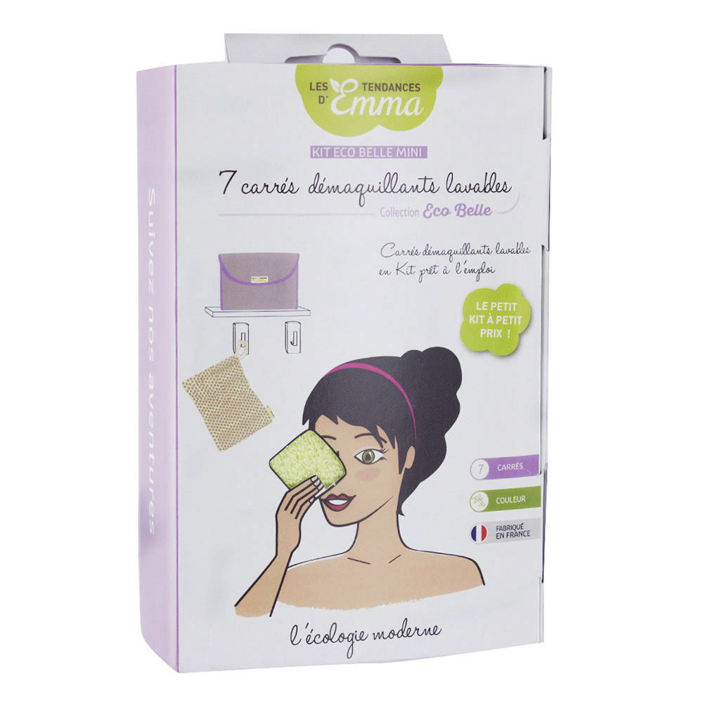 Les Tendances D'Emma Eco Belle Kit Eco Belle Mini 7 Make-up Remover Sticks Bamboo Colour x7