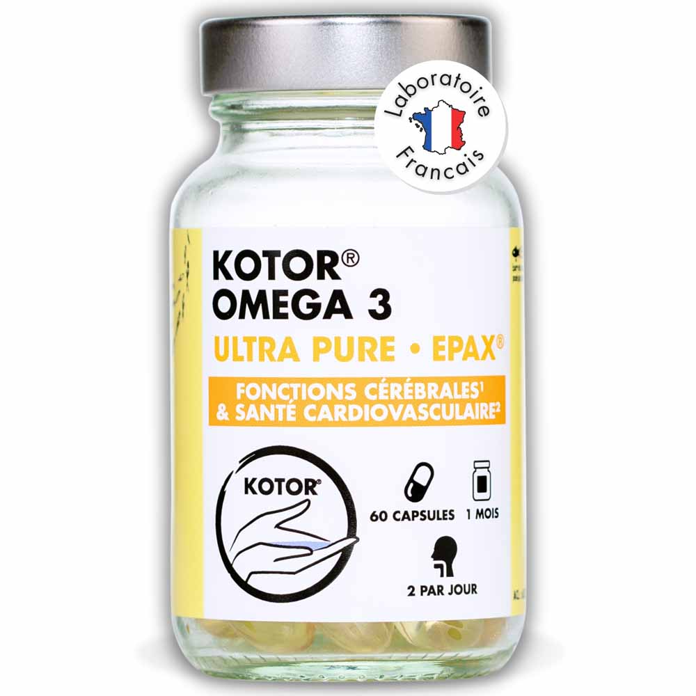 Kotor Pharma Omegas 3 Epax Brain function and cardiovascular health 60 capsules