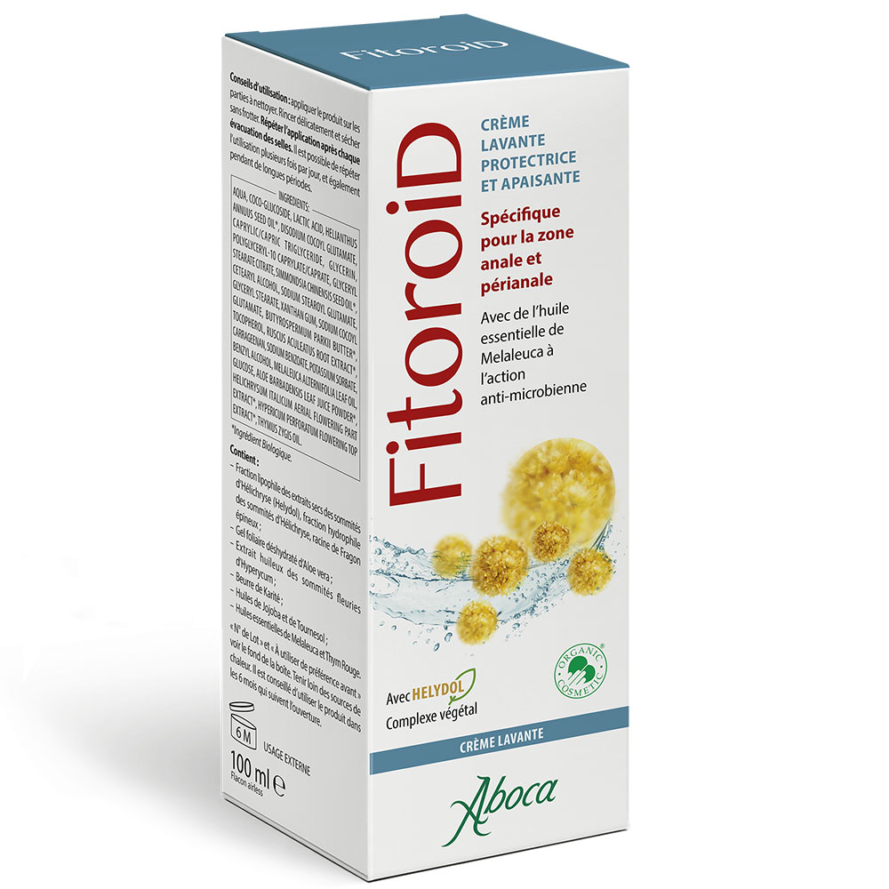 Aboca Gastro-intestinal Fitoroid Protective and Soothing Cleansing Cream Haemorrhoidal disorders 100 ml