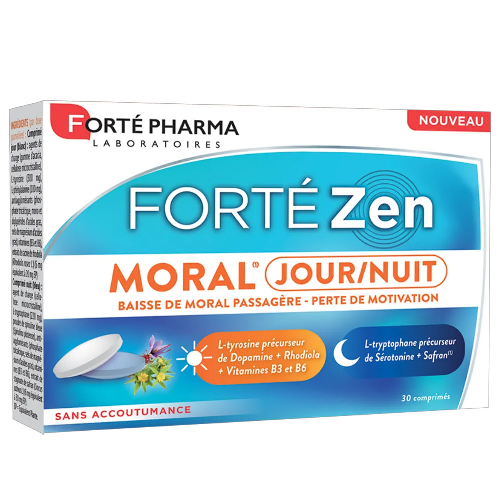 Forté Pharma Forté Zen Day/Night Rhodiola Saffron 30 tablets