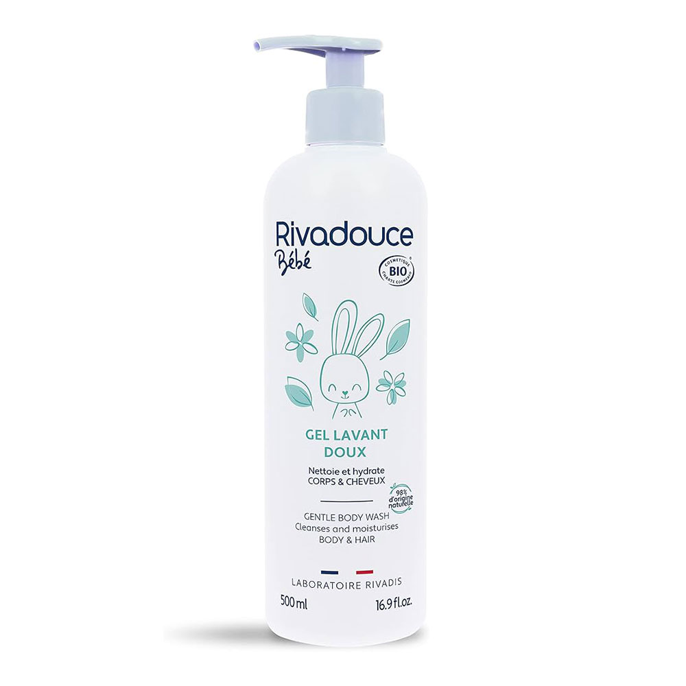 Rivadouce Baby Bioes Gentle Cleansing Gel Body &amp; Hair 500ml