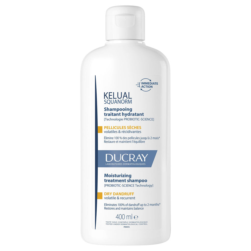 Ducray Kelual Squanorm Dry Dandruff Treatment Shampoo 400ml