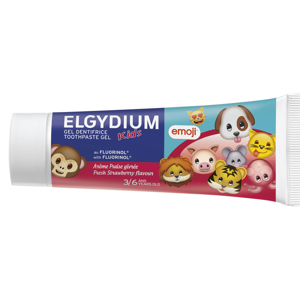 Elgydium Kids Toothpaste Ice Age Collection Strawberry Flavour 2-6 Years Old 3/6 Ans 50ml