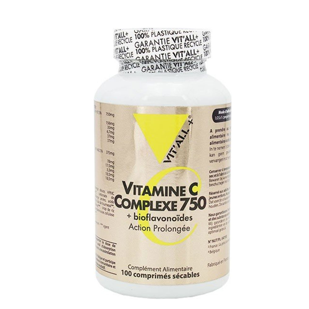 Vit'All+ Vitamin C Complex 750 100 Tablets