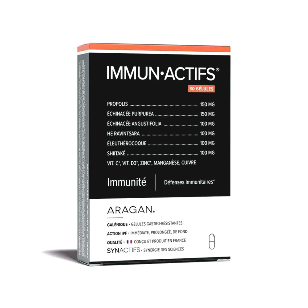 Aragan Synactifs ImmunActives Immunity 30 capsules