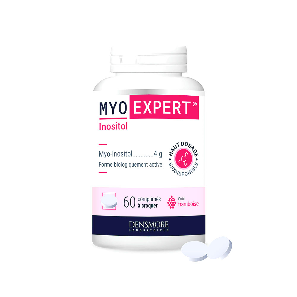 Densmore Gynecology Myo Expert Inositol raspberry flavour 60 Chewable Tablets