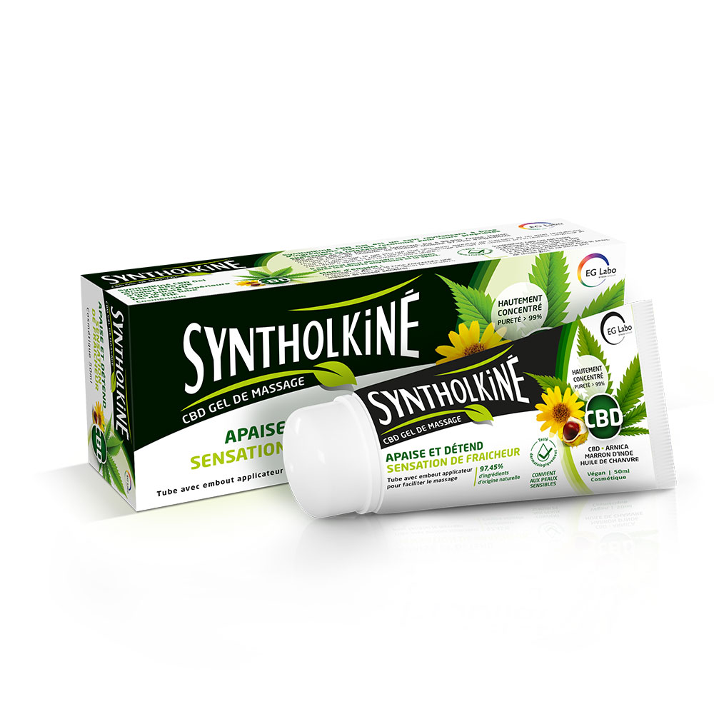 EG Labo SyntholKiné CBD massage gel 50 ml