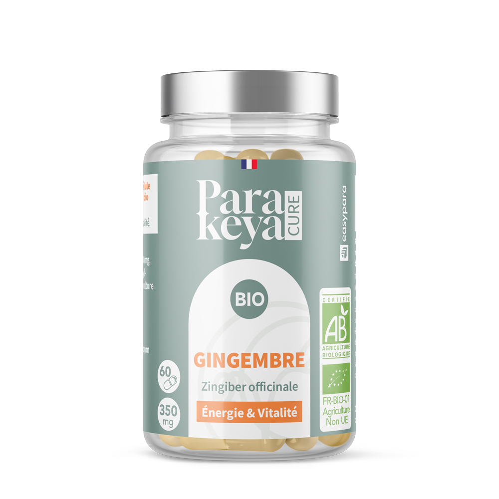 Parakeya par Easypara Energy & Vitality Organic ginger