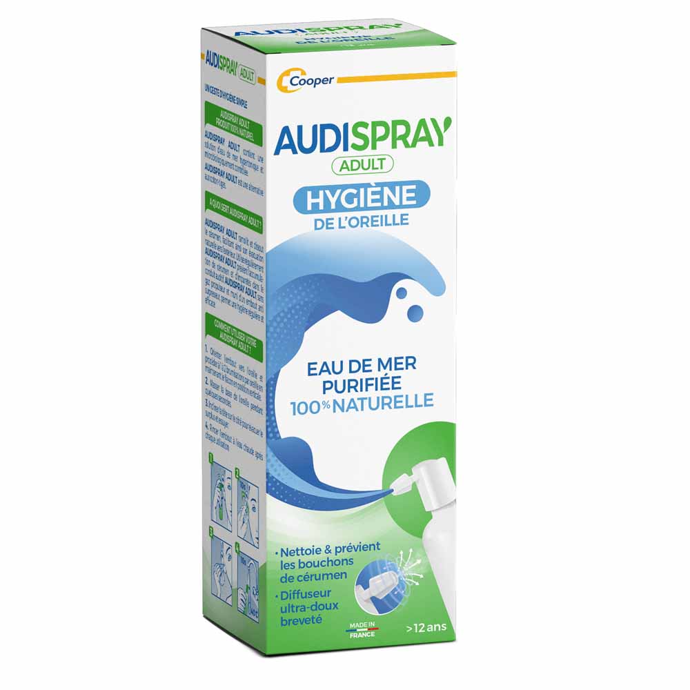 Audispray Ear Spray for Adults Pour adulte 50ml