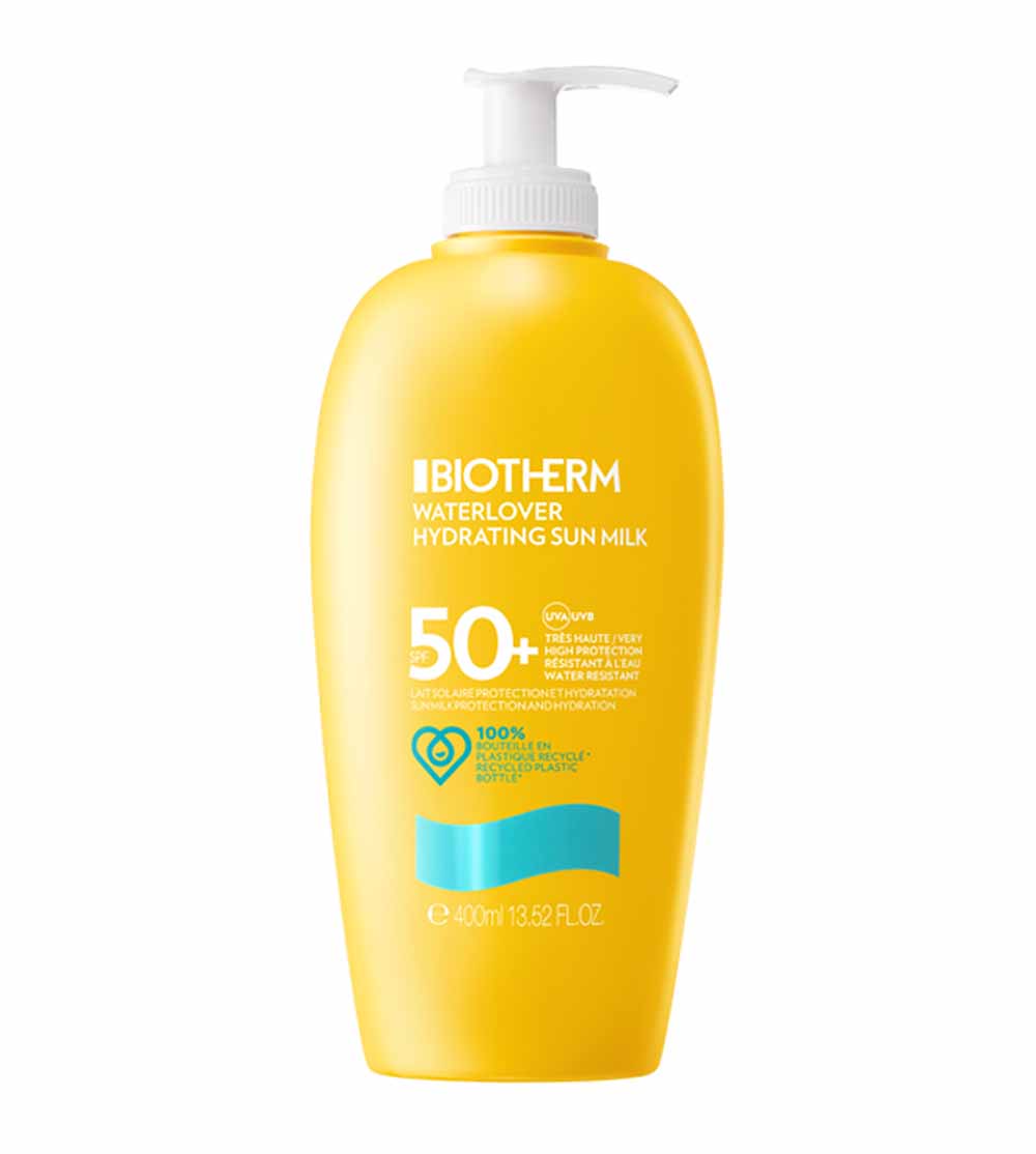 Biotherm WaterLover SPF50+ Sun Milk Pump Bottle 400ml